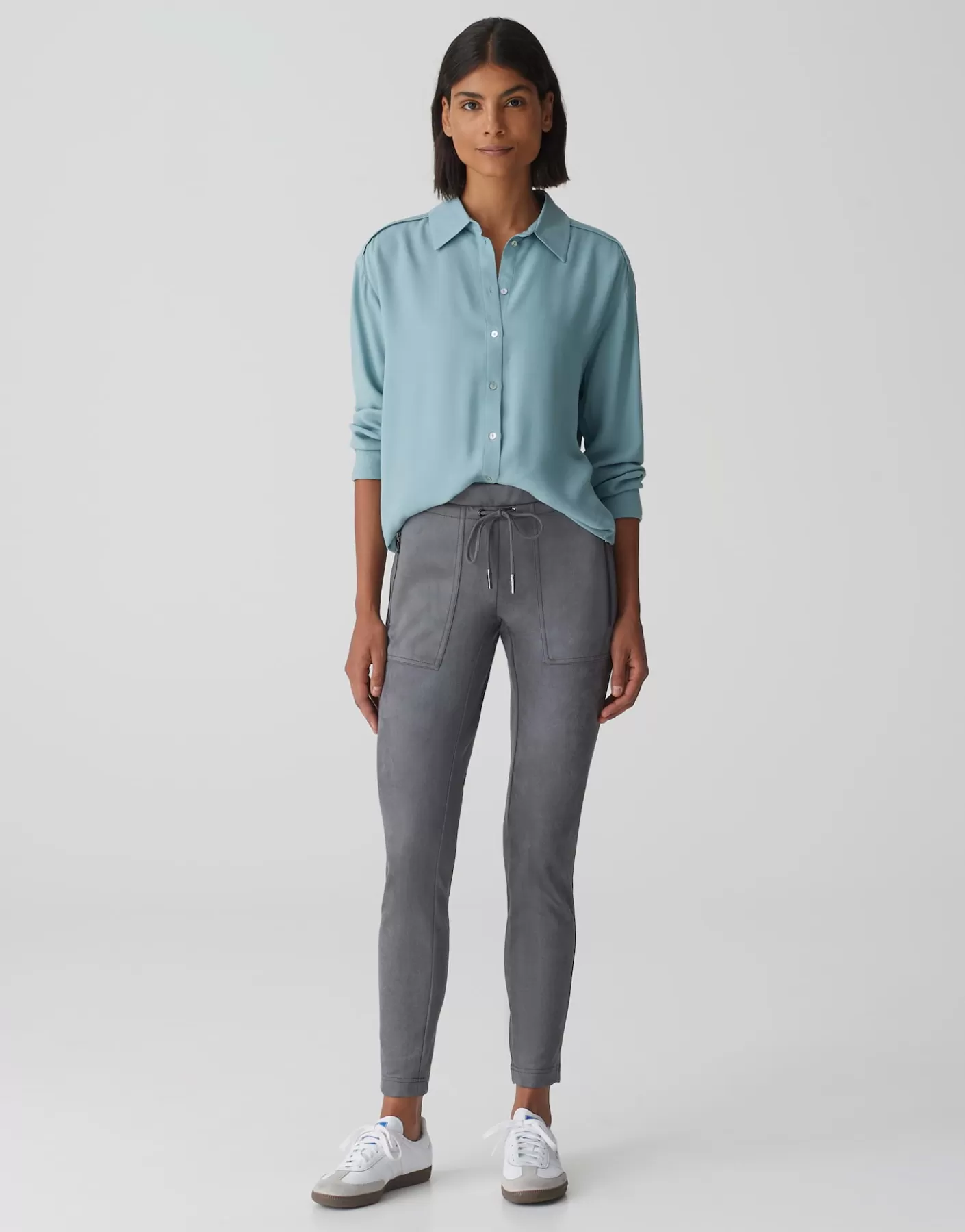 Pantalons<OPUS Commander Pantalon De Jogging Elvina Cargo Gris En Ligne graphite glaze