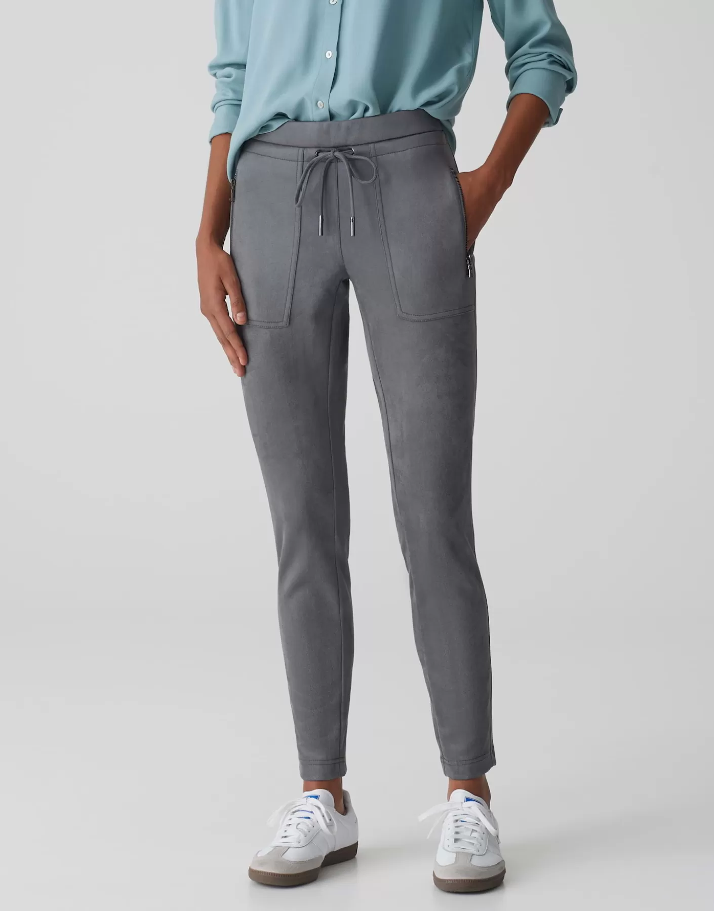 Pantalons<OPUS Commander Pantalon De Jogging Elvina Cargo Gris En Ligne graphite glaze