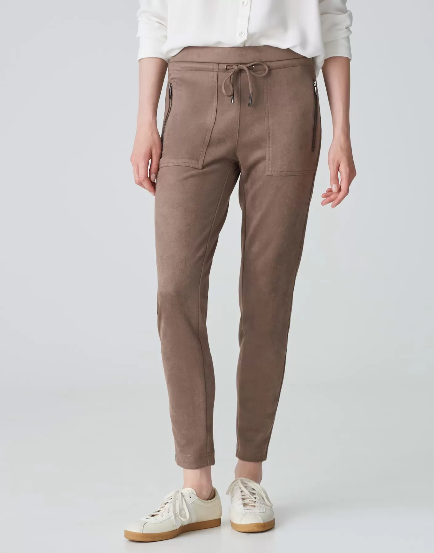 Pantalons<OPUS Commander Pantalon De Jogging Elvina Cargo Marron En Ligne cocoa