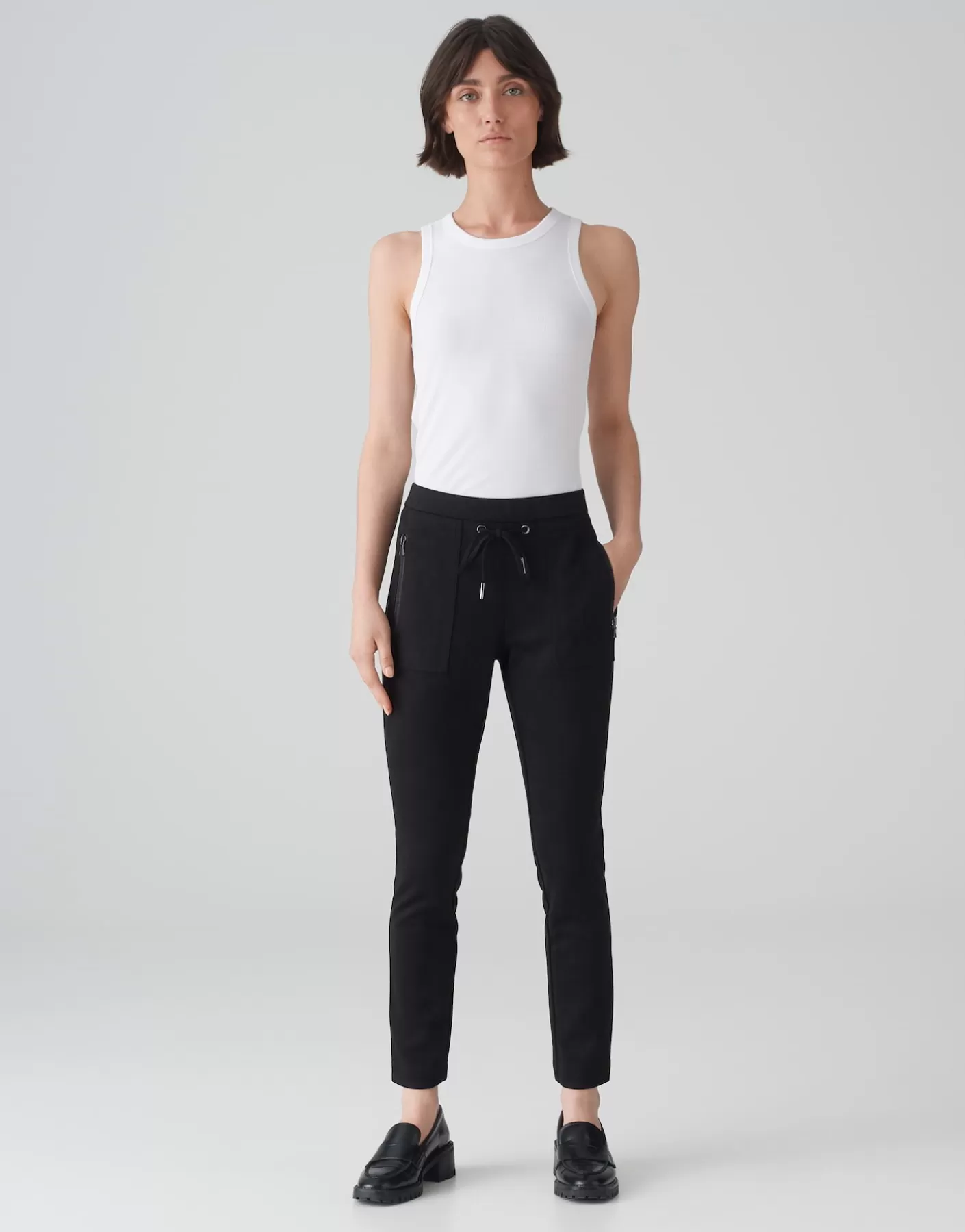 Pantalons<OPUS Commander Pantalon De Jogging Elvina Cargo Noir En Ligne black
