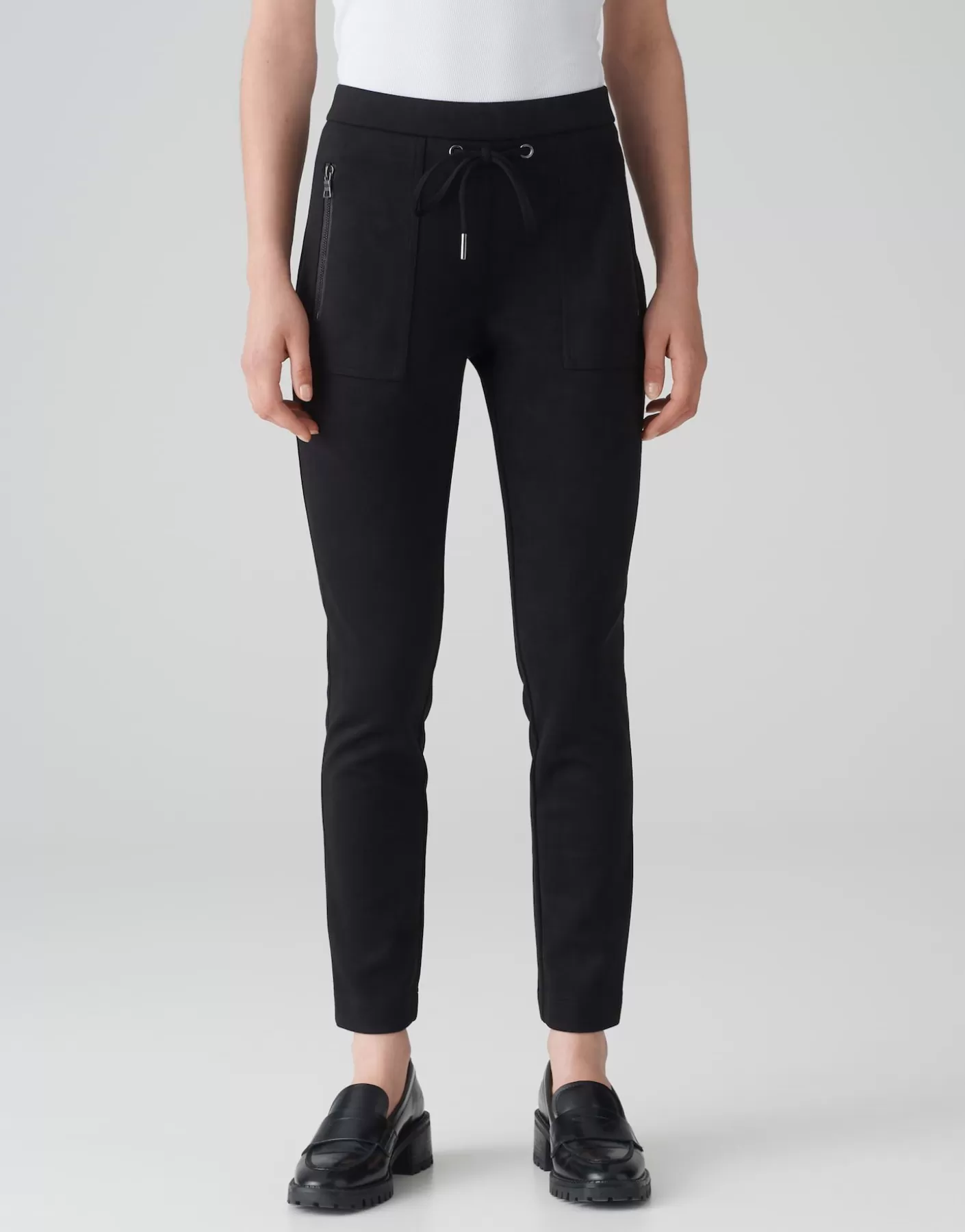 Pantalons<OPUS Commander Pantalon De Jogging Elvina Cargo Noir En Ligne black