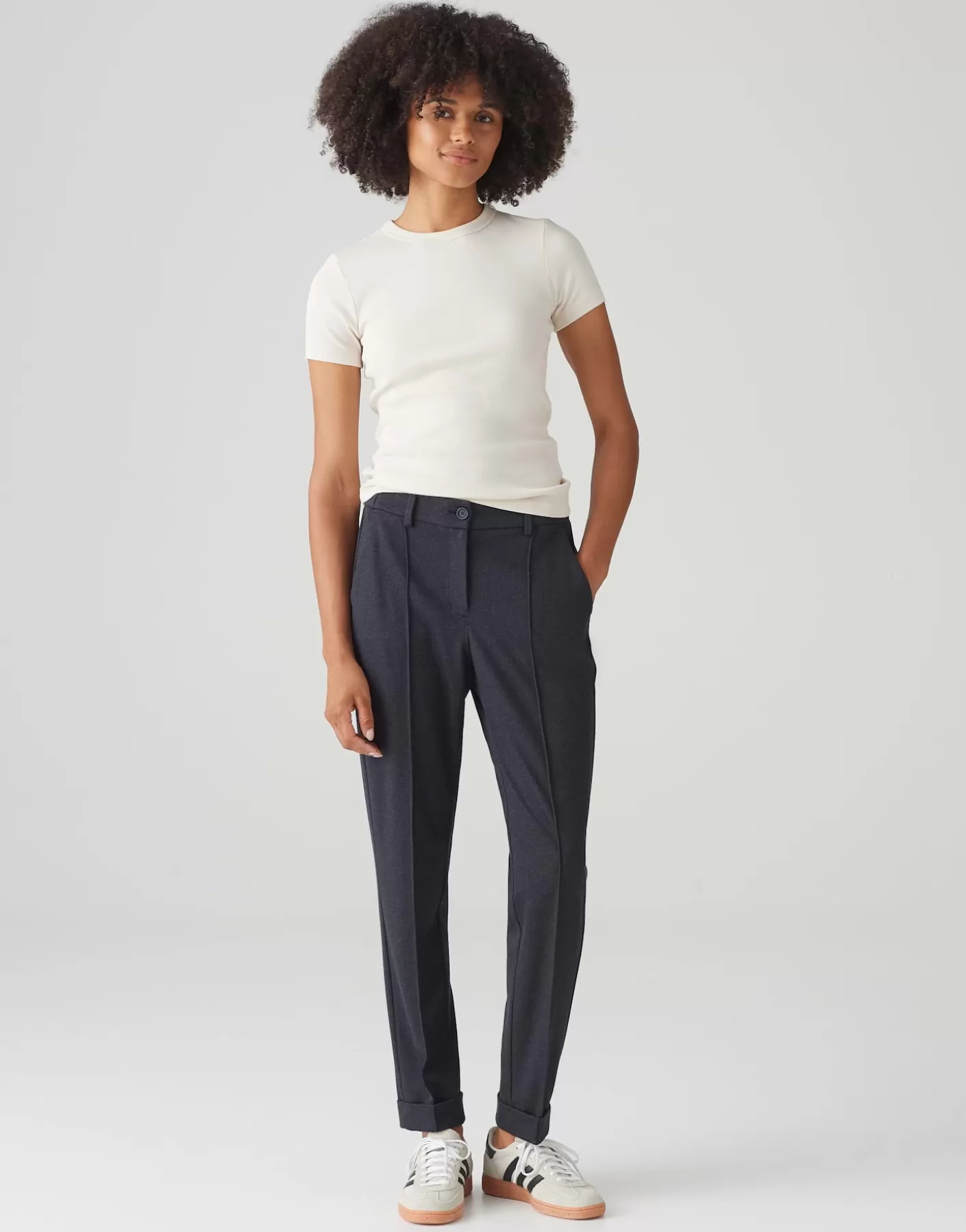 Pantalons<OPUS Commander Pantalon De Jogging Melina Remix Bleu En Ligne coal blue