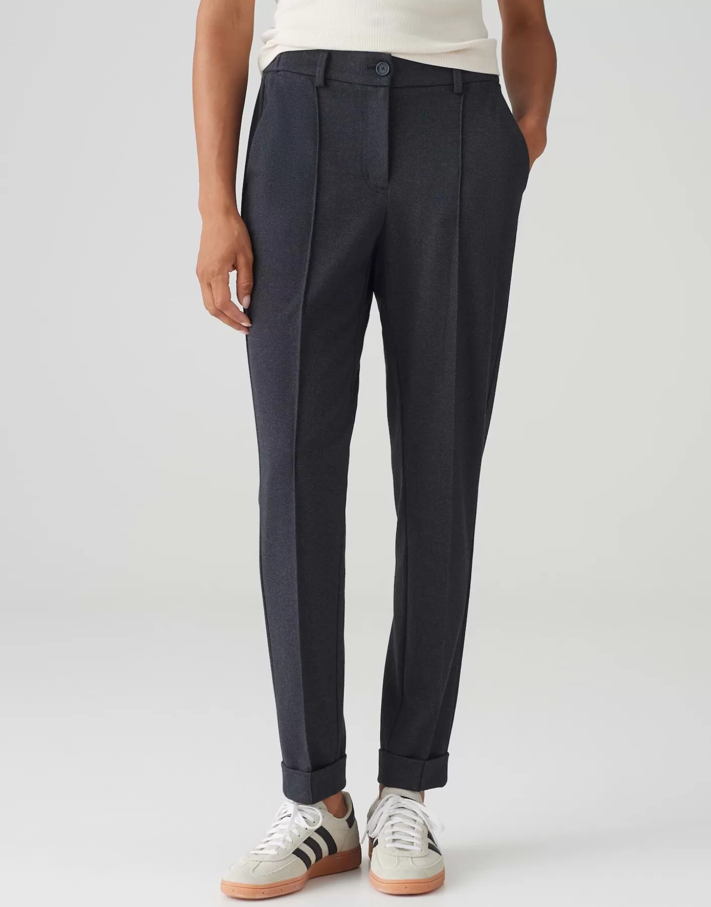 Pantalons<OPUS Commander Pantalon De Jogging Melina Remix Bleu En Ligne coal blue