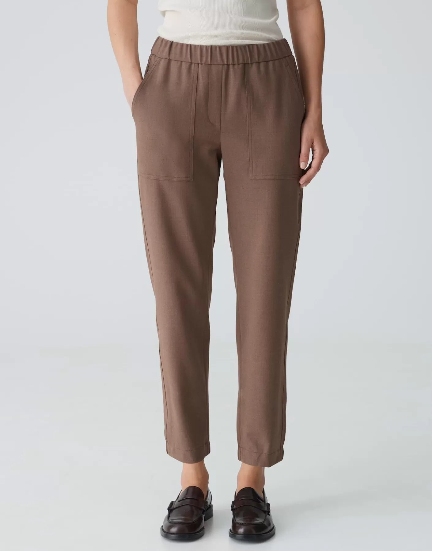 Pantalons<OPUS Commander Pantalon De Jogging Myha Marron En Ligne cocoa