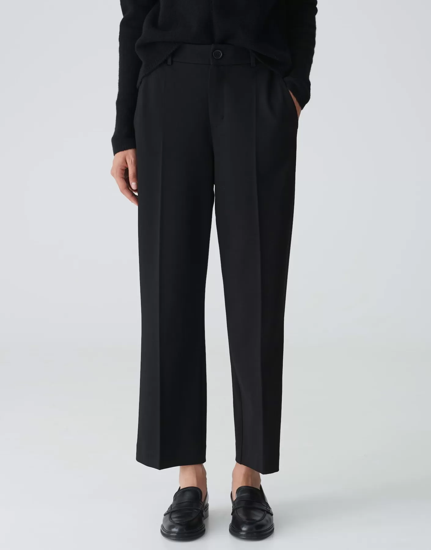 Pantalons<OPUS Commander Pantalon De Ville Morella Noir En Ligne black