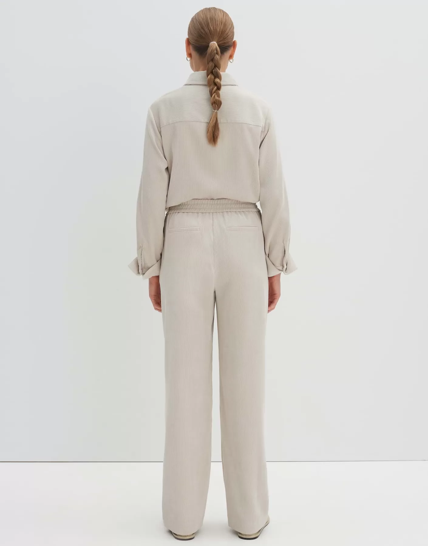 Pantalons<OPUS Commander Pantalon En Velours Côtelé Cenya Corduroy Beige En Ligne mellow mélange