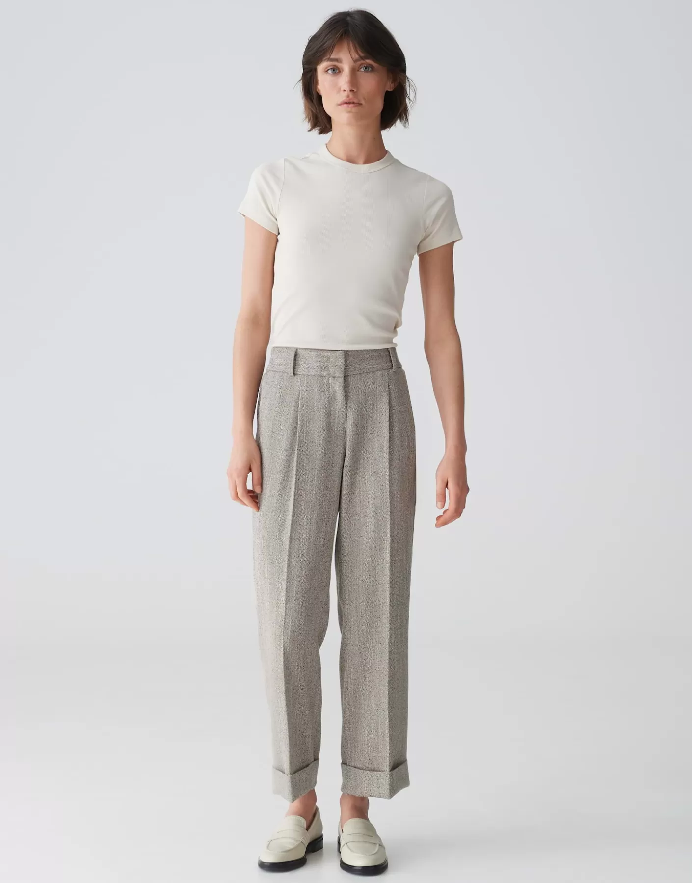 Pantalons<OPUS Commander Pantalon Mitina Remix Marron En Ligne cocoa