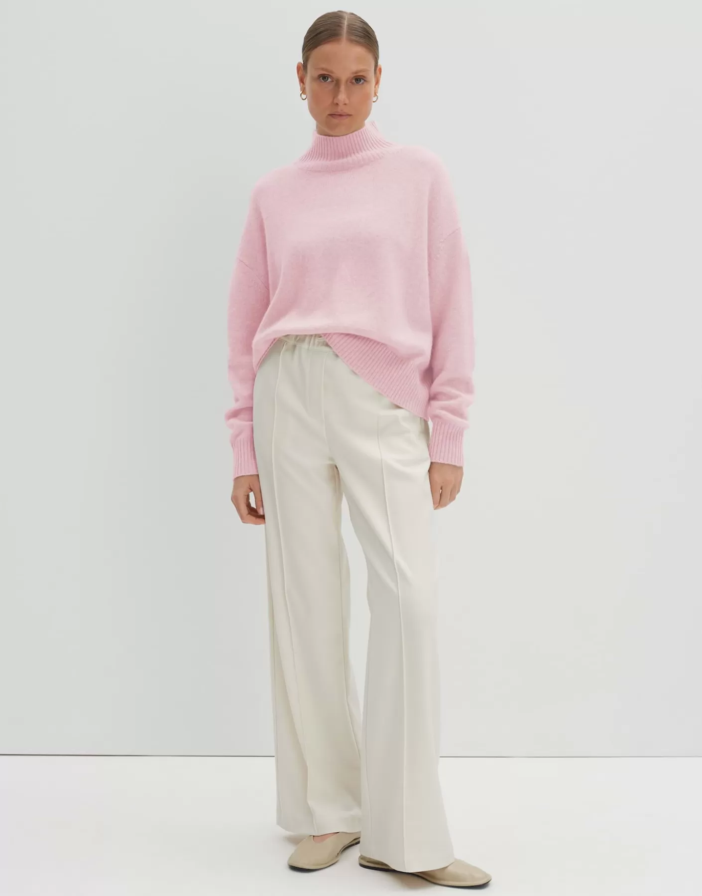 Maille<OPUS Commander Pull En Cachemire Tija Rose En Ligne chalky pink