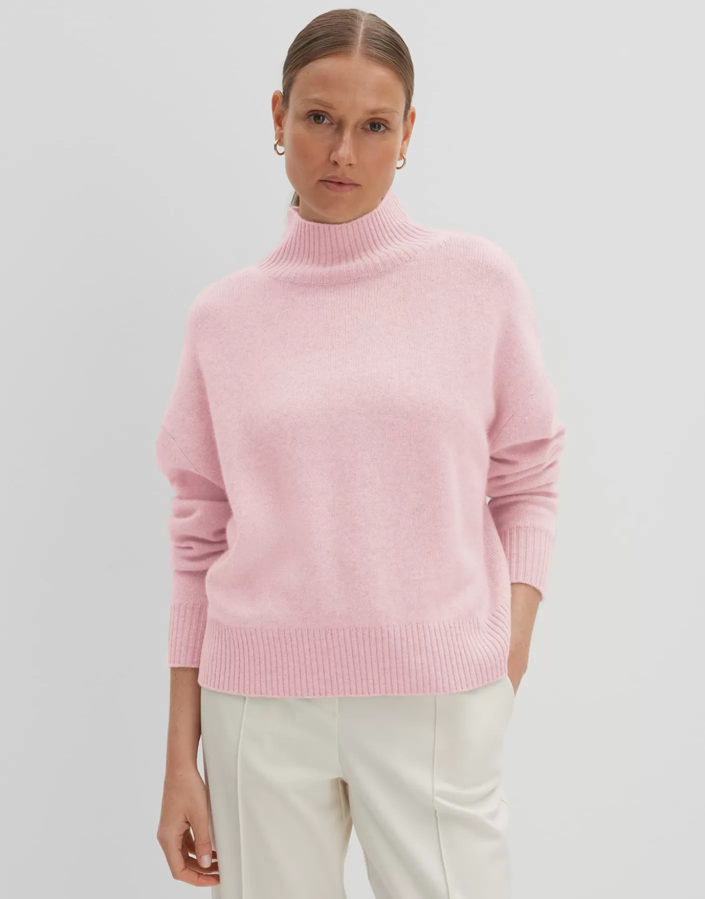 Maille<OPUS Commander Pull En Cachemire Tija Rose En Ligne chalky pink