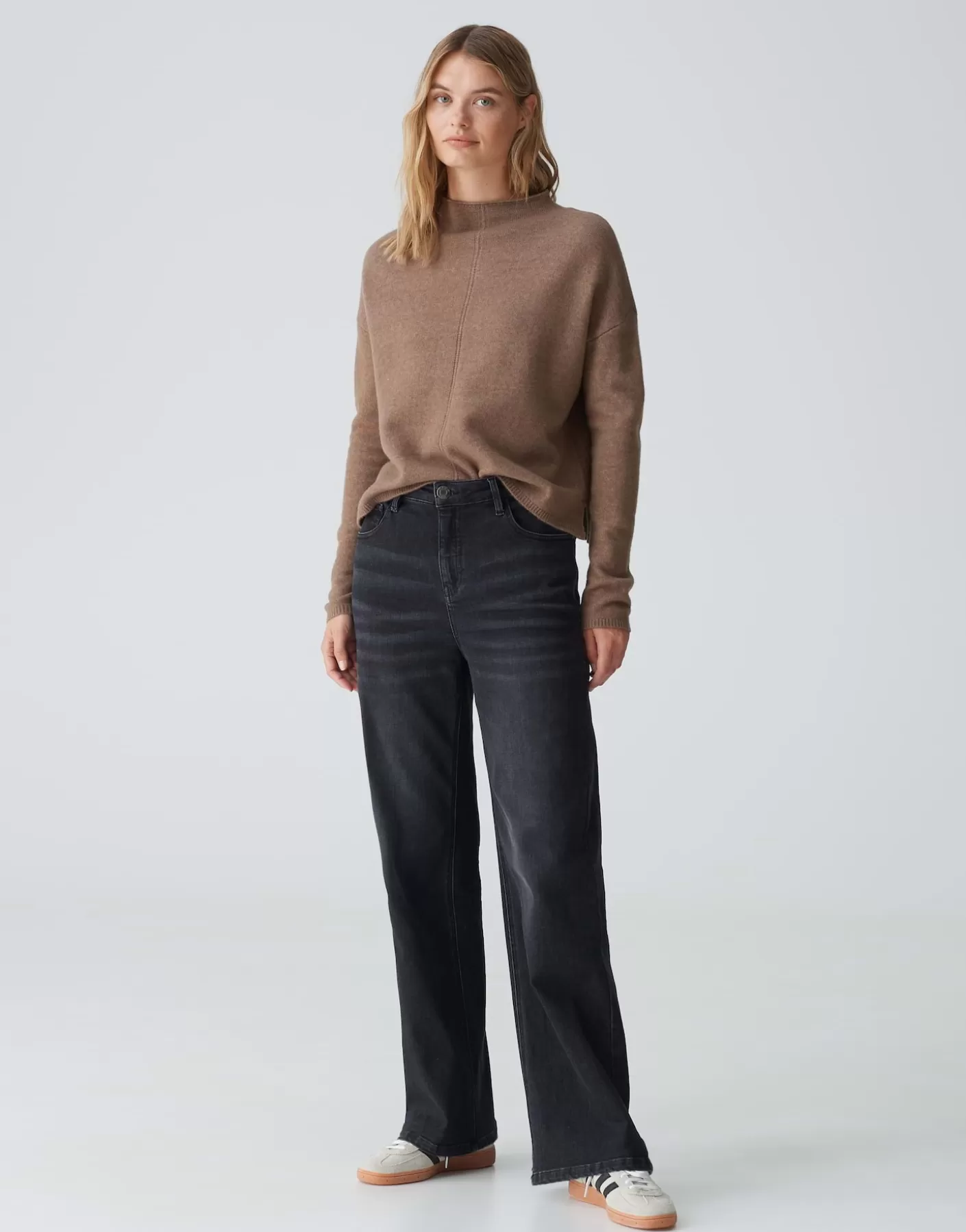 Maille | Meilleures Ventes<OPUS Commander Pull En Maille Fine Piranula Marron En Ligne cocoa