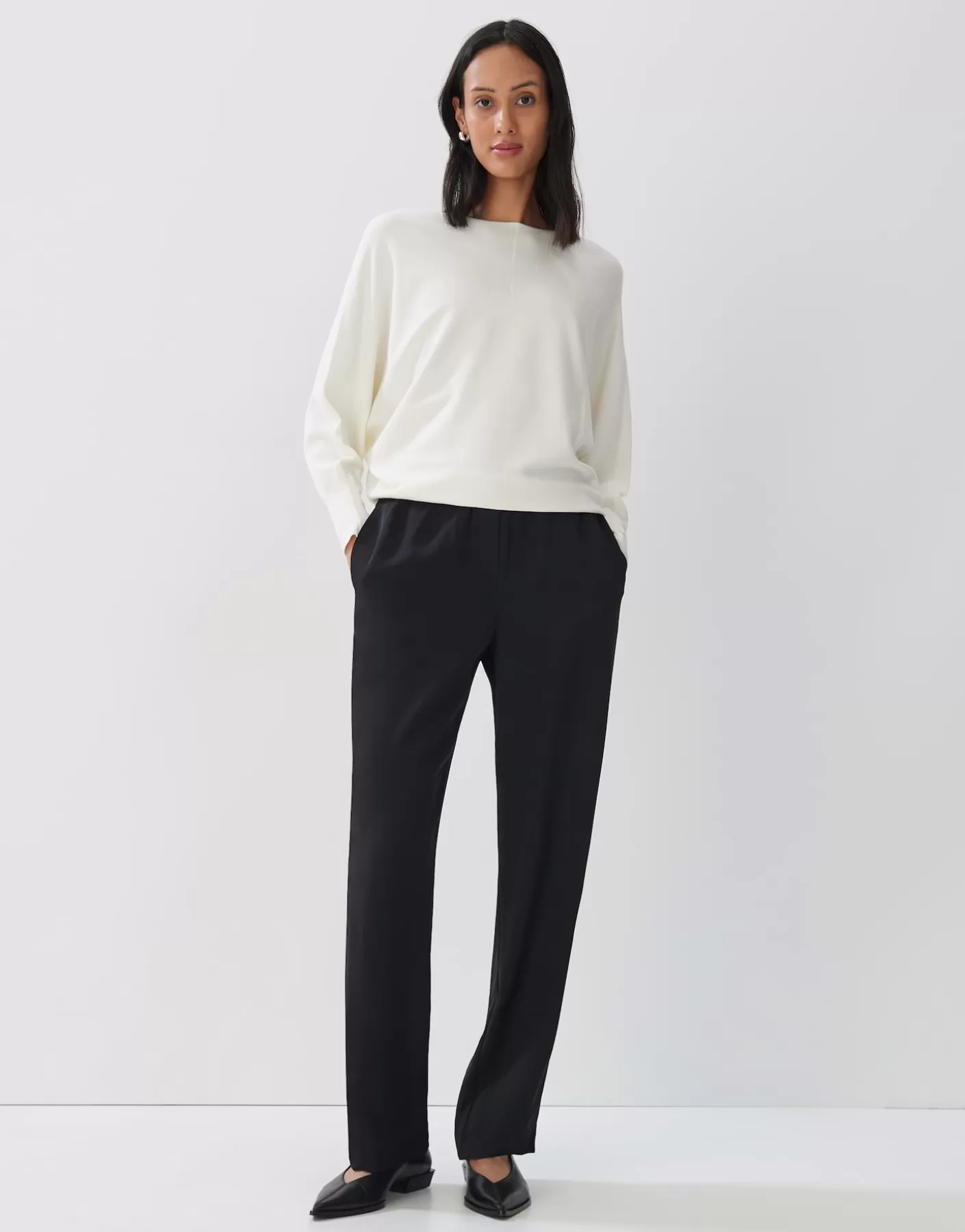Maille<OPUS Commander Pull En Tricot Taliya Detail Blanc En Ligne milk
