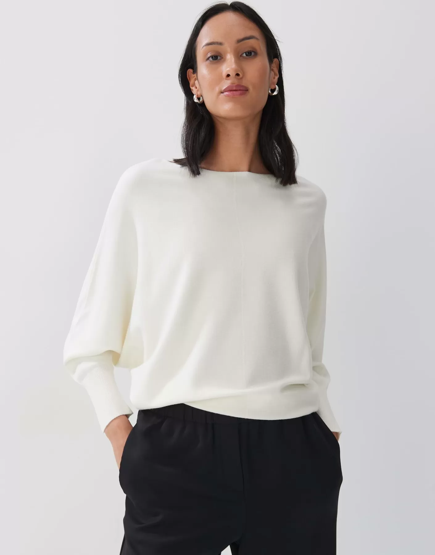 Maille<OPUS Commander Pull En Tricot Taliya Detail Blanc En Ligne milk
