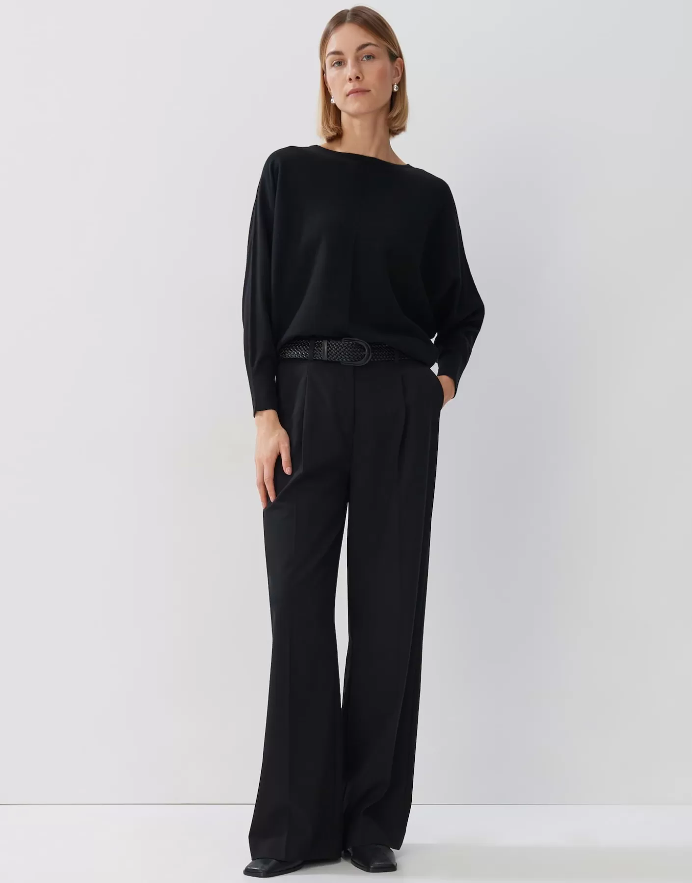 Maille<OPUS Commander Pull En Tricot Taliya Detail Noir En Ligne black