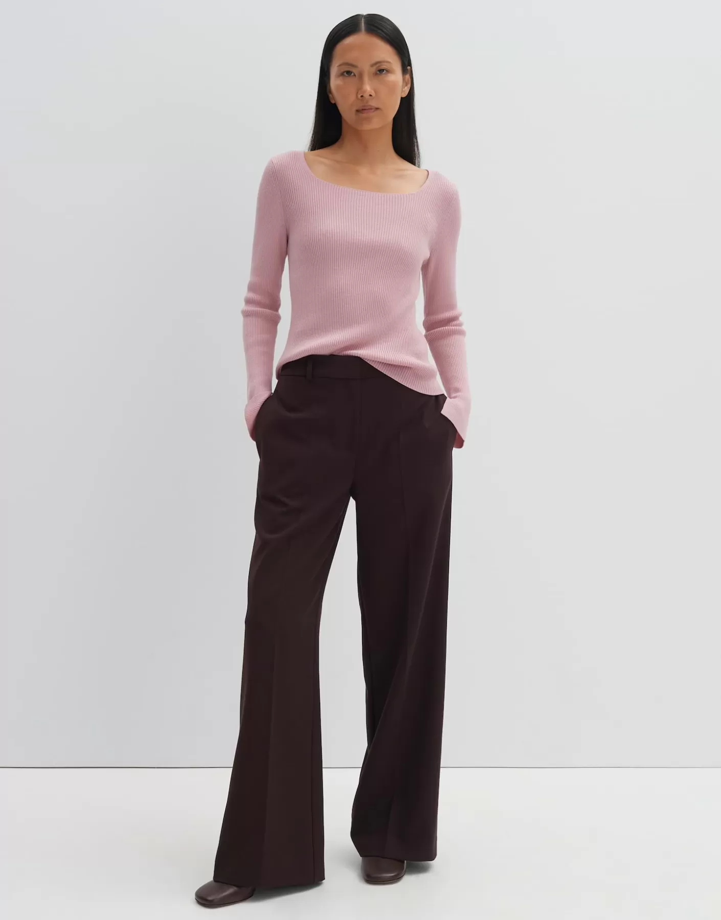 Maille<OPUS Commander Pull En Tricot Tamea Rose En Ligne chalky pink