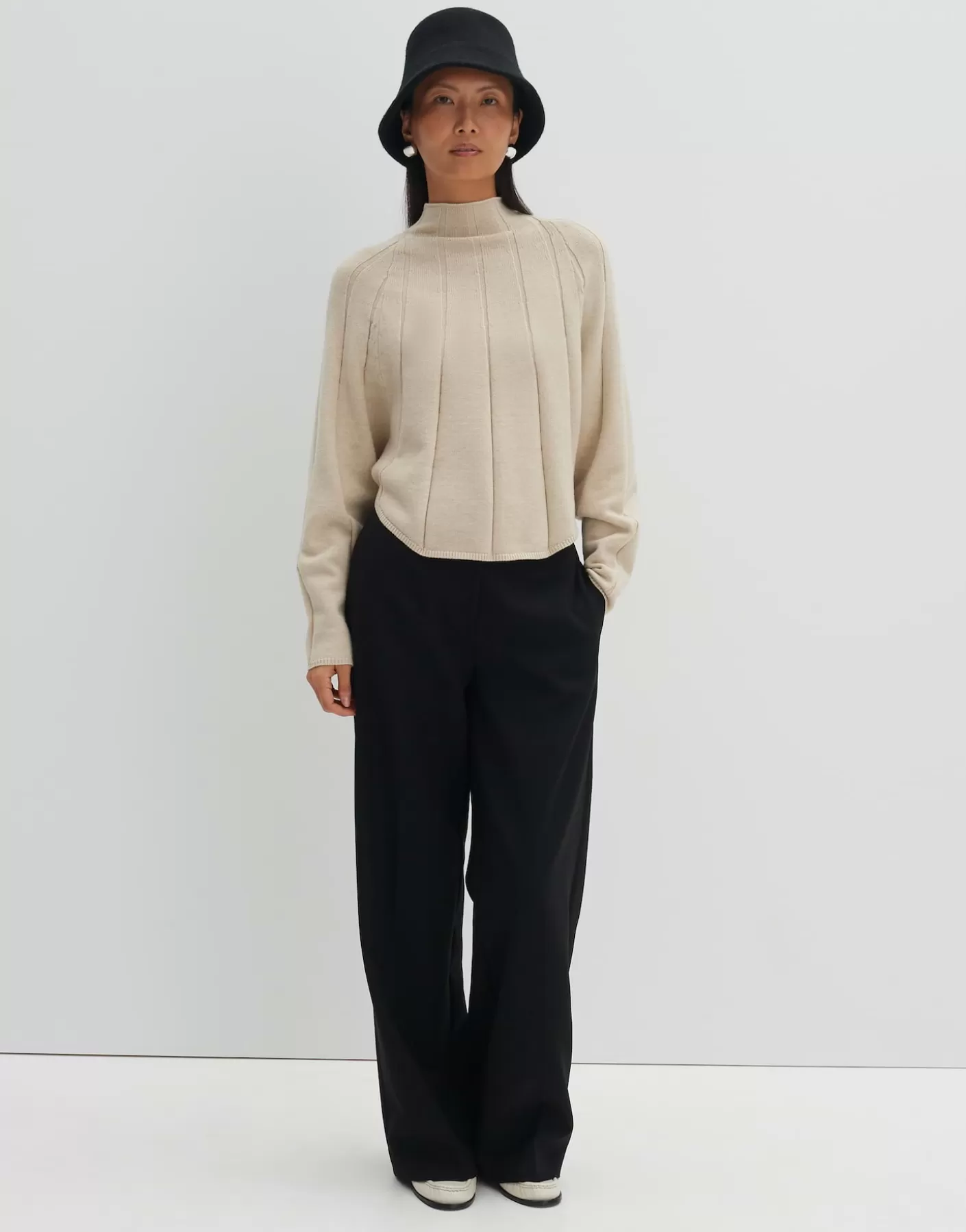 Maille<OPUS Commander Pull En Tricot Tanima Beige En Ligne mellow mélange
