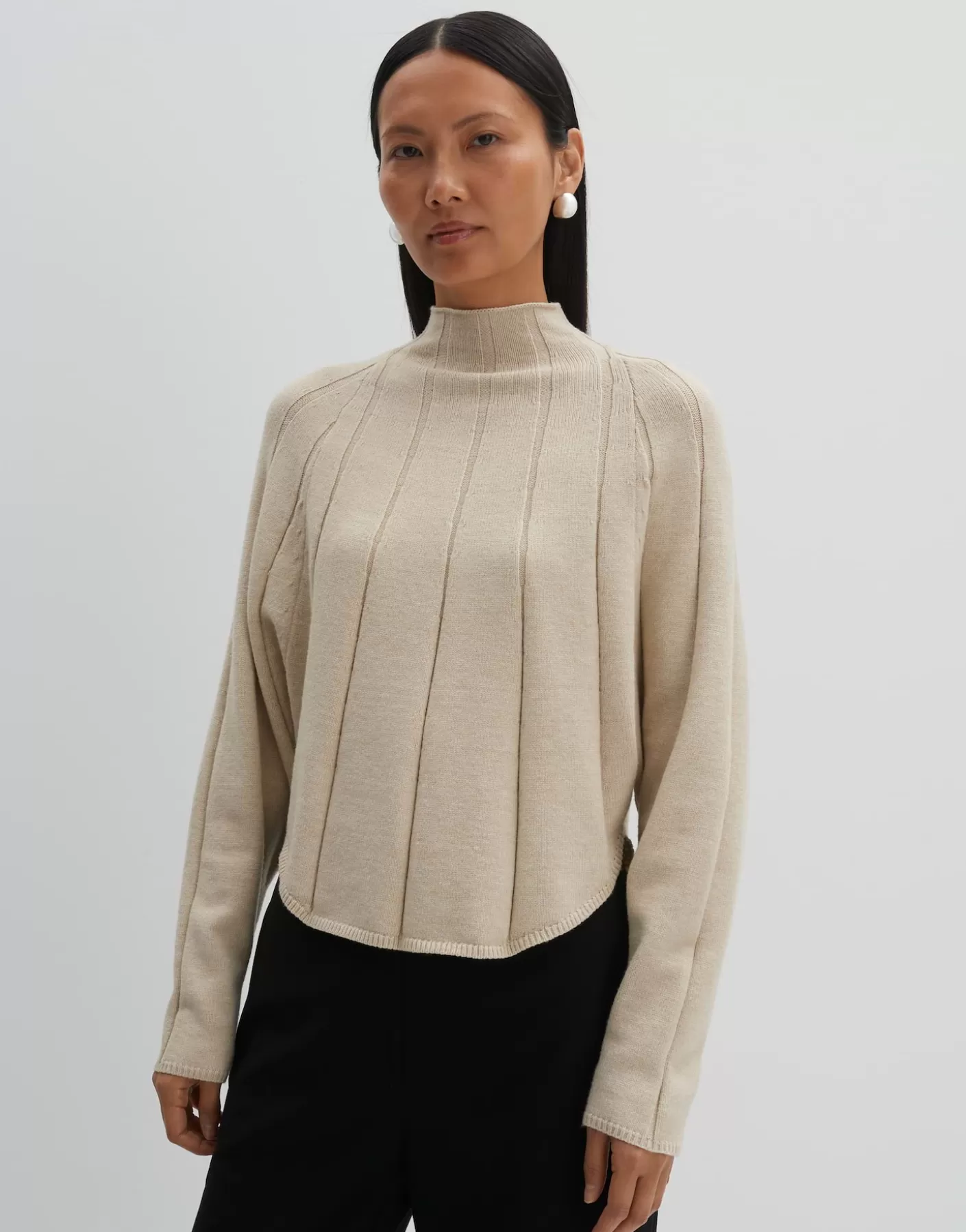 Maille<OPUS Commander Pull En Tricot Tanima Beige En Ligne mellow mélange
