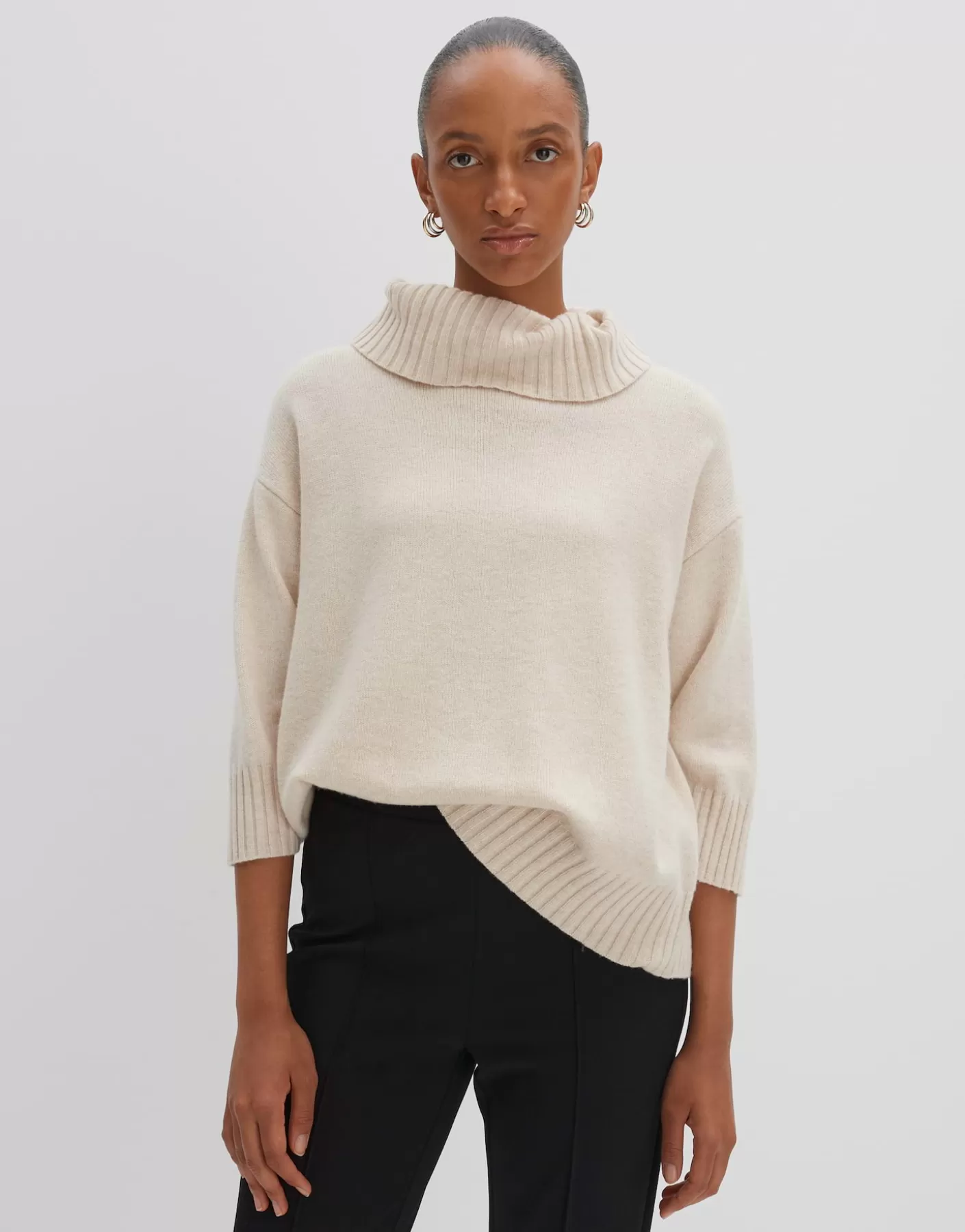 Maille<OPUS Commander Pull En Tricot Taxina Beige En Ligne mellow mélange