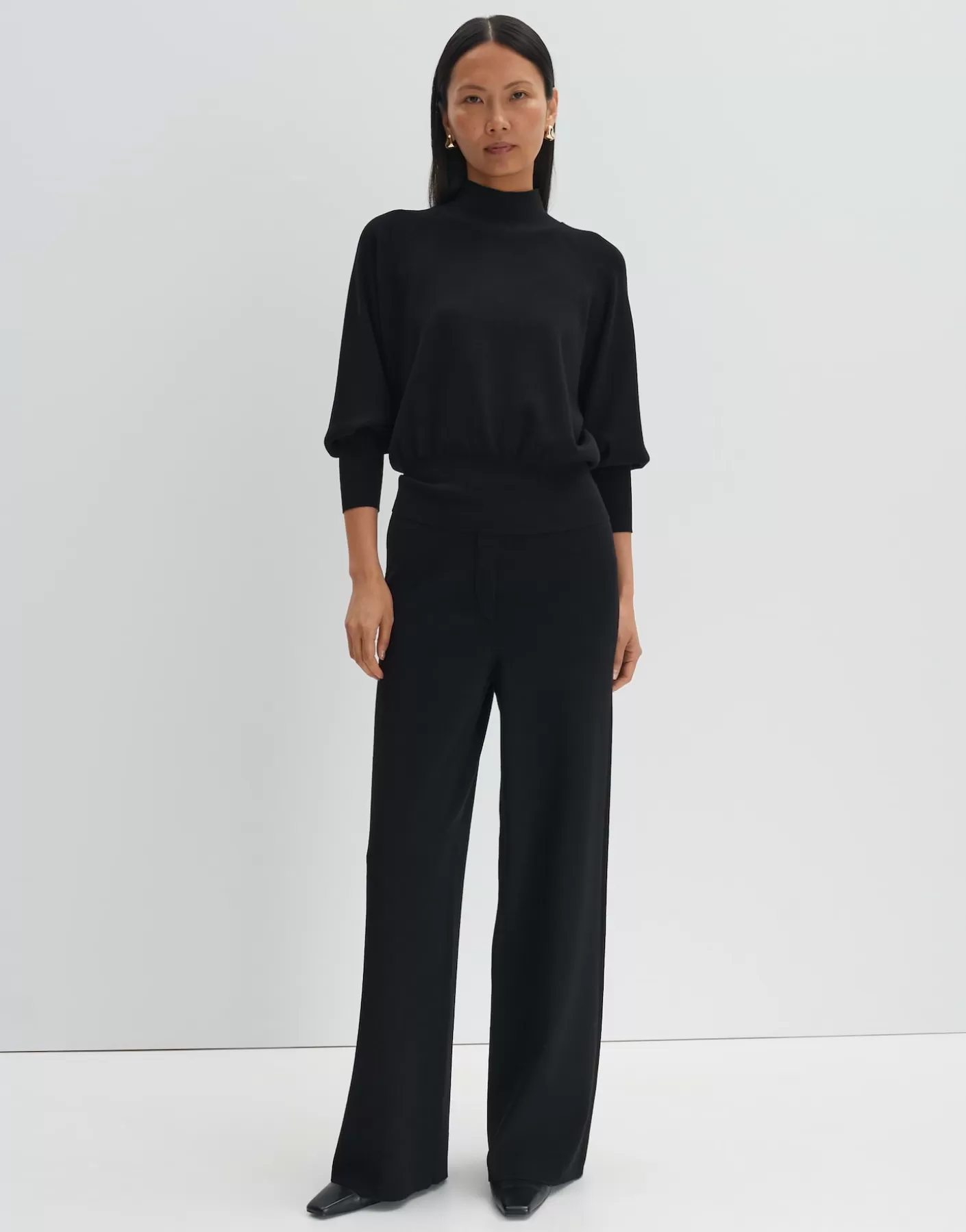 Maille | Meilleures Ventes<OPUS Commander Pull En Tricot Tellie Noir En Ligne black
