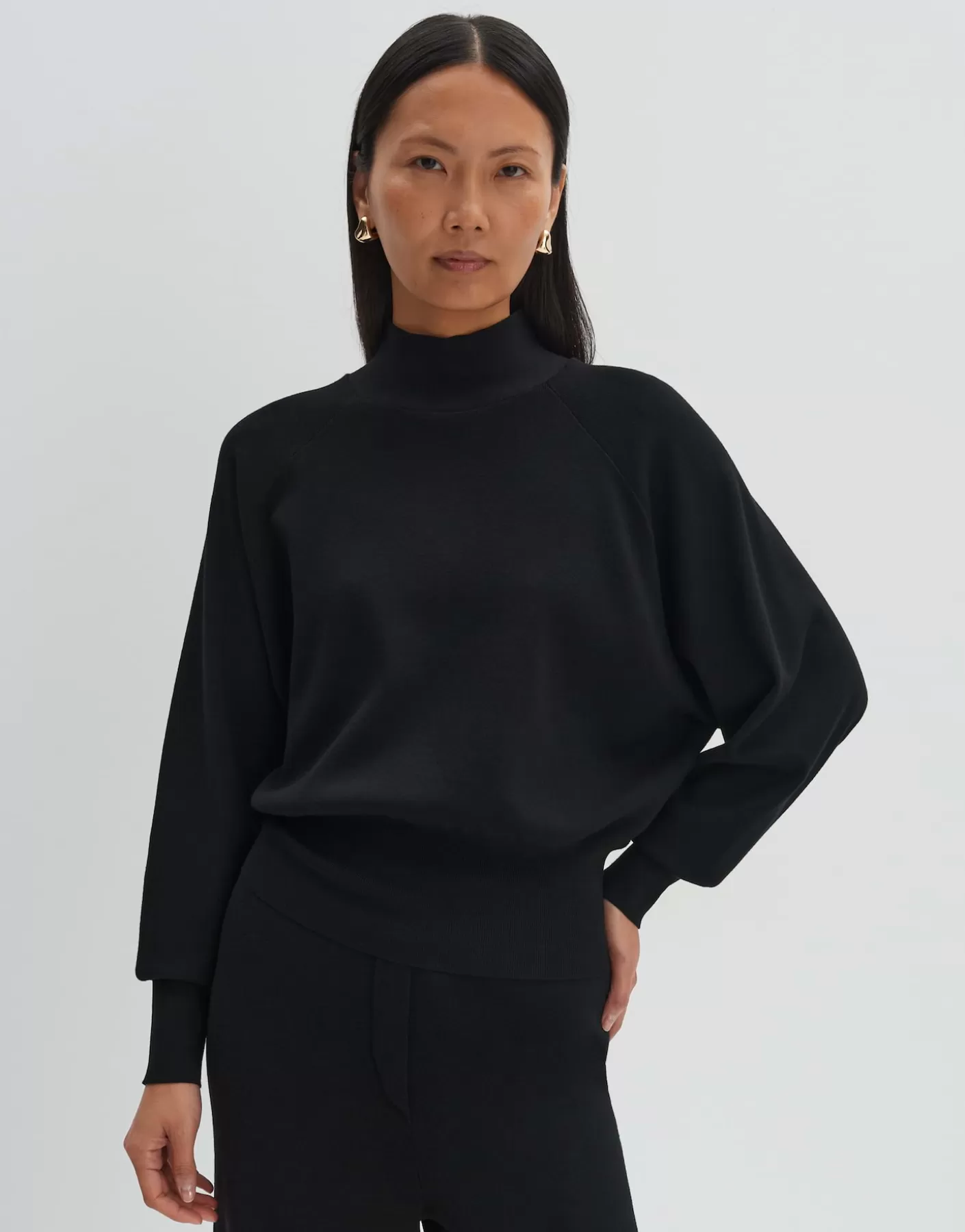 Maille | Meilleures Ventes<OPUS Commander Pull En Tricot Tellie Noir En Ligne black