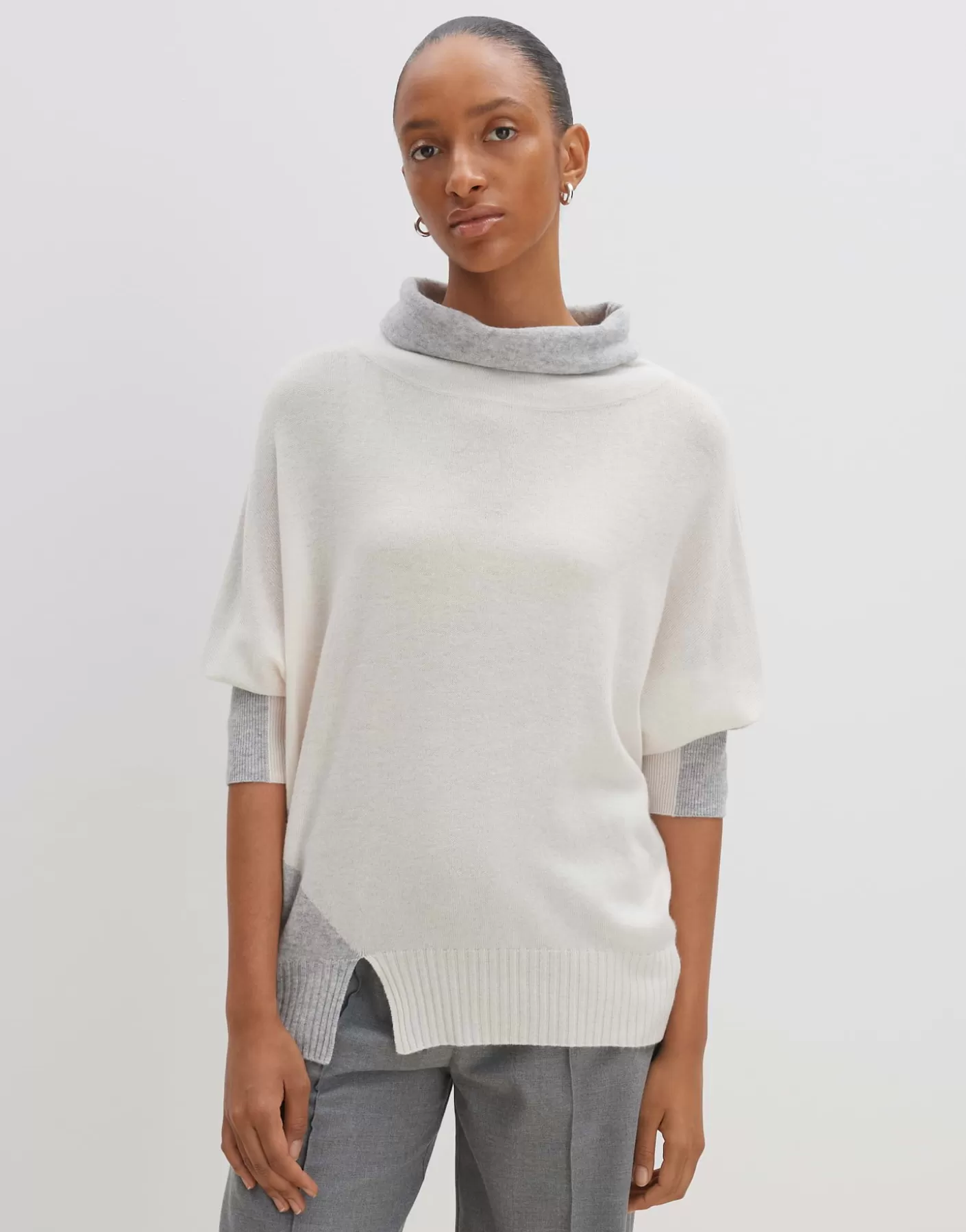 Maille<OPUS Commander Pull En Tricot Temily Gris En Ligne hazy fog melange
