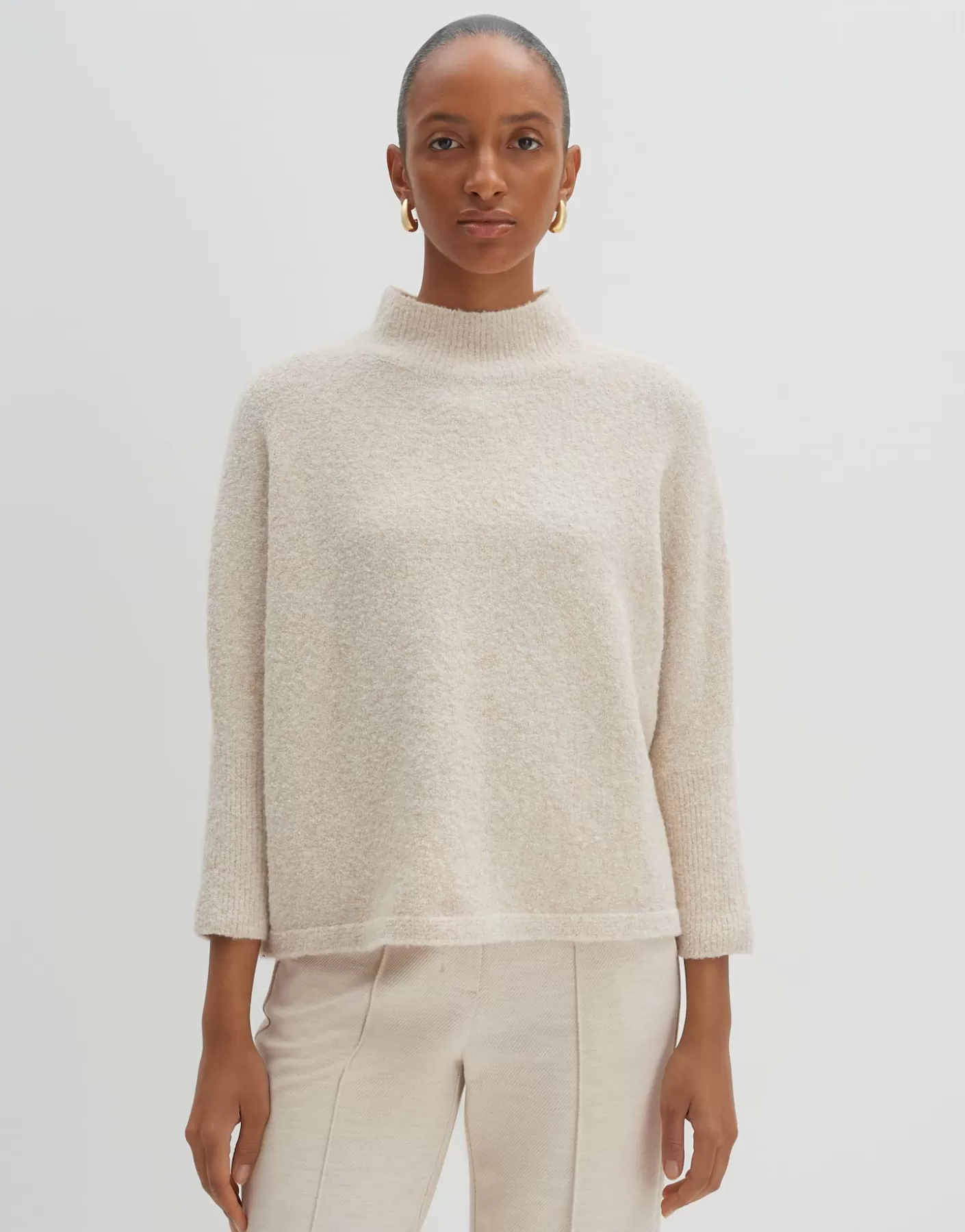 Maille | Meilleures Ventes<OPUS Commander Pull En Tricot Tiola Beige En Ligne mellow mélange