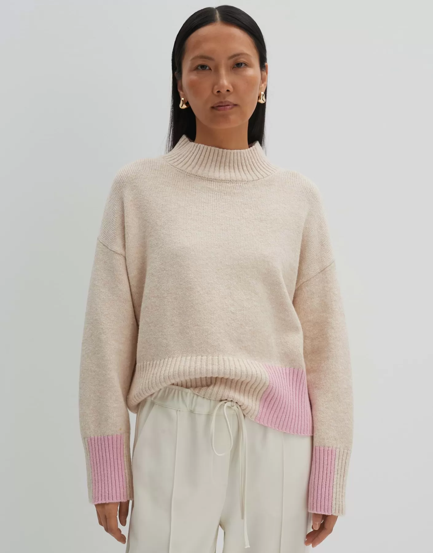 Maille | Meilleures Ventes<OPUS Commander Pull En Tricot Tomie Beige En Ligne mellow mélange