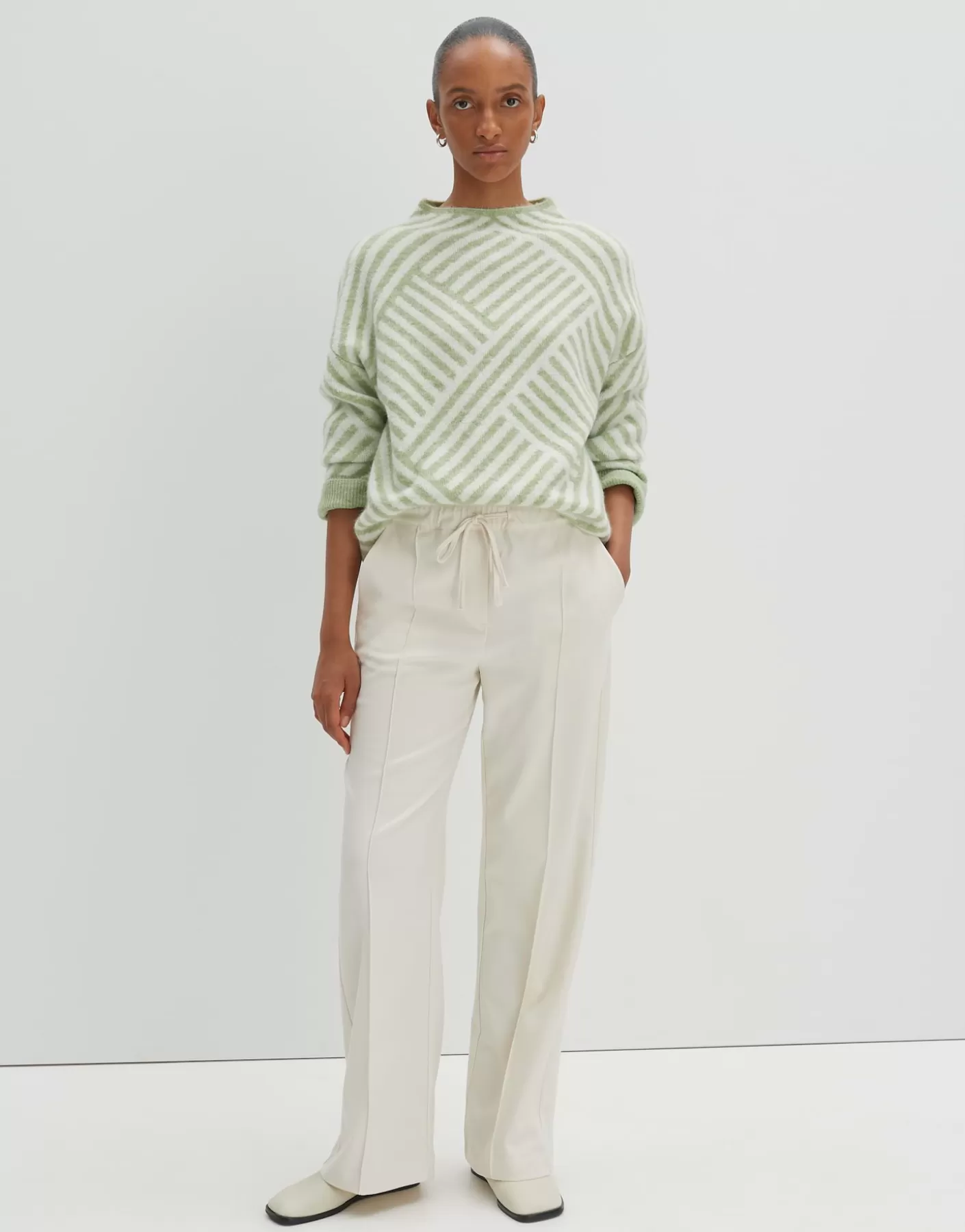 Maille<OPUS Commander Pull En Tricot Tonica Vert En Ligne pale jade