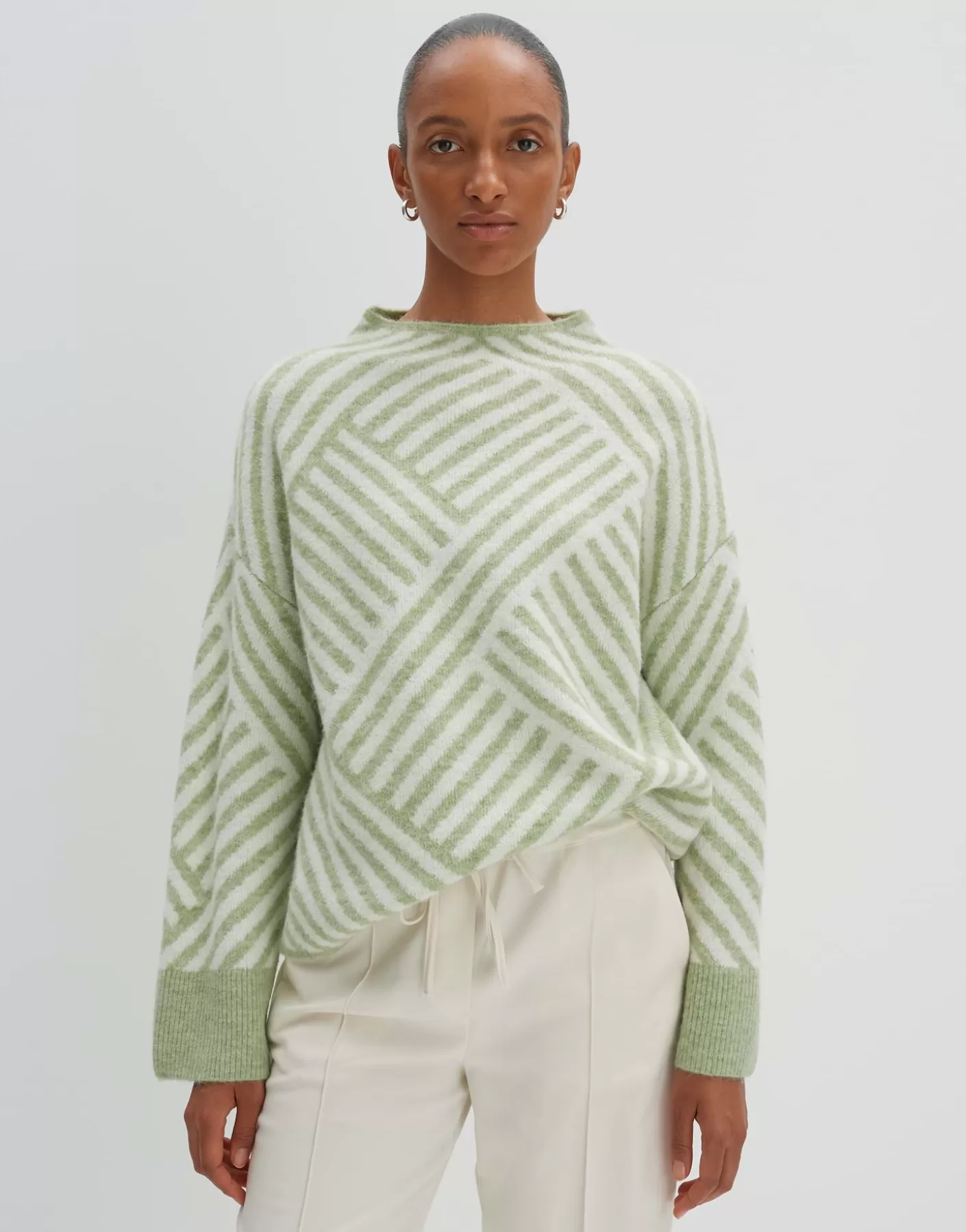 Maille<OPUS Commander Pull En Tricot Tonica Vert En Ligne pale jade