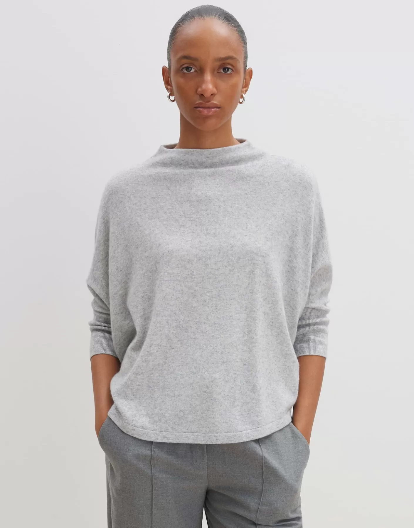 Maille<OPUS Commander Pull En Tricot Toriana Gris En Ligne hazy fog melange
