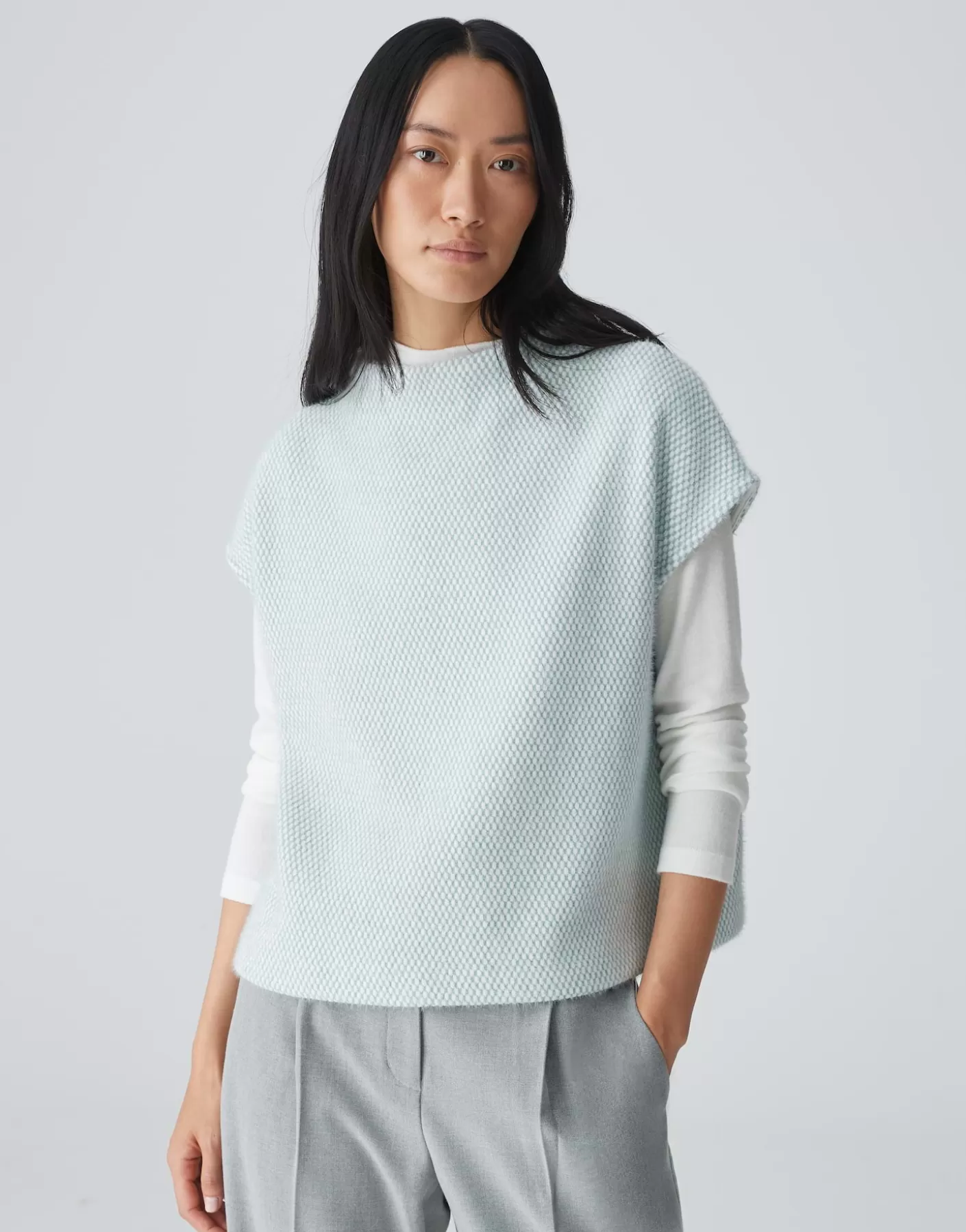 Sweats<OPUS Commander Pullunder Gofir Bleu En Ligne glacier blue