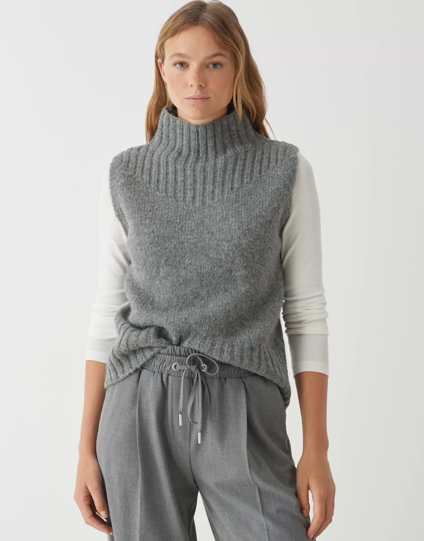 Maille<OPUS Commander Pullunder Pogeti Gris En Ligne easy grey