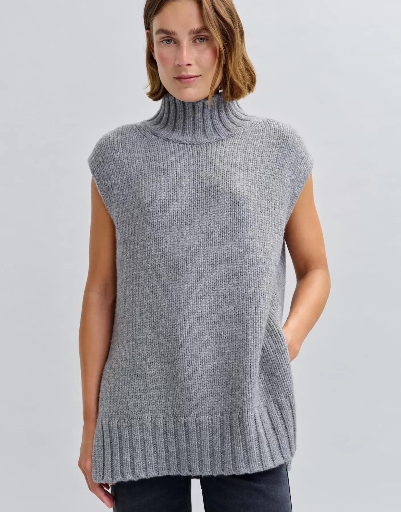 Maille<OPUS Commander Pullunder Pusefa Gris En Ligne easy grey