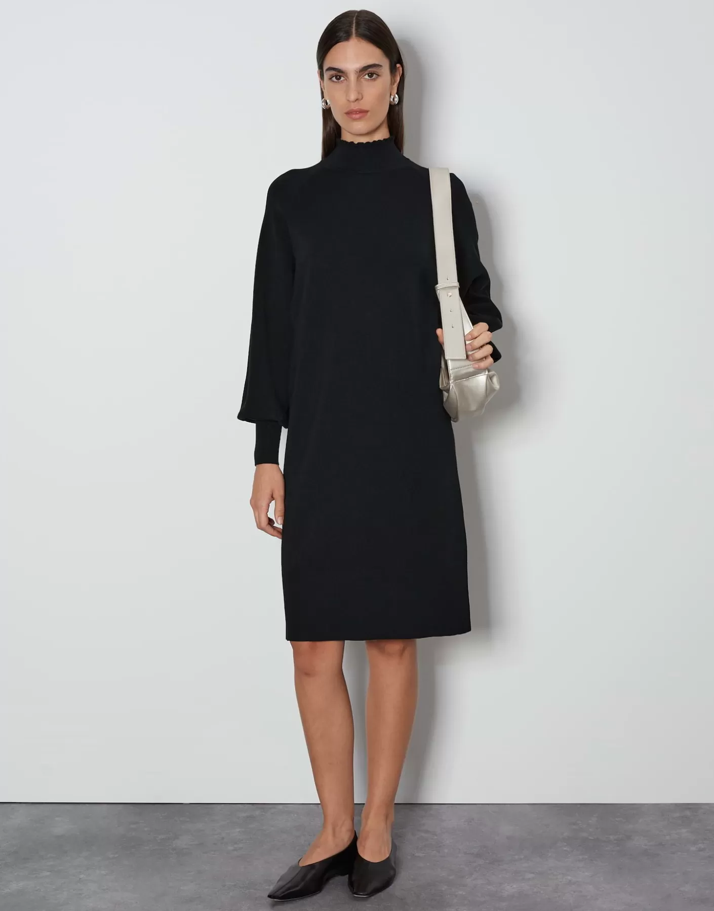 Robes<OPUS Commander Robe En Maille Quarisi Noir En Ligne black