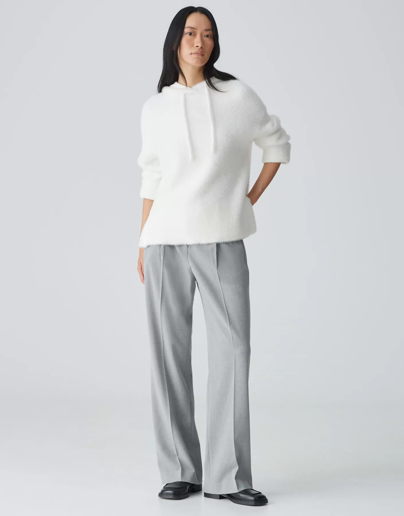 Maille<OPUS Commander Sweat à Capuche Pidlona Blanc En Ligne milk