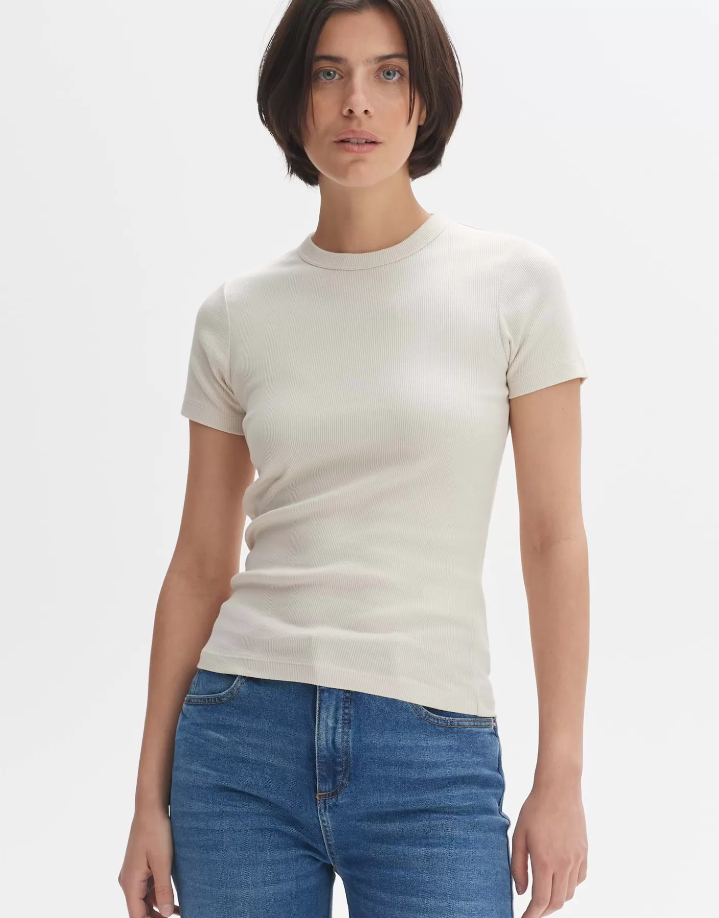 Basics | Chemises<OPUS Commander T-shirt Samuna Beige En Ligne natural glaze