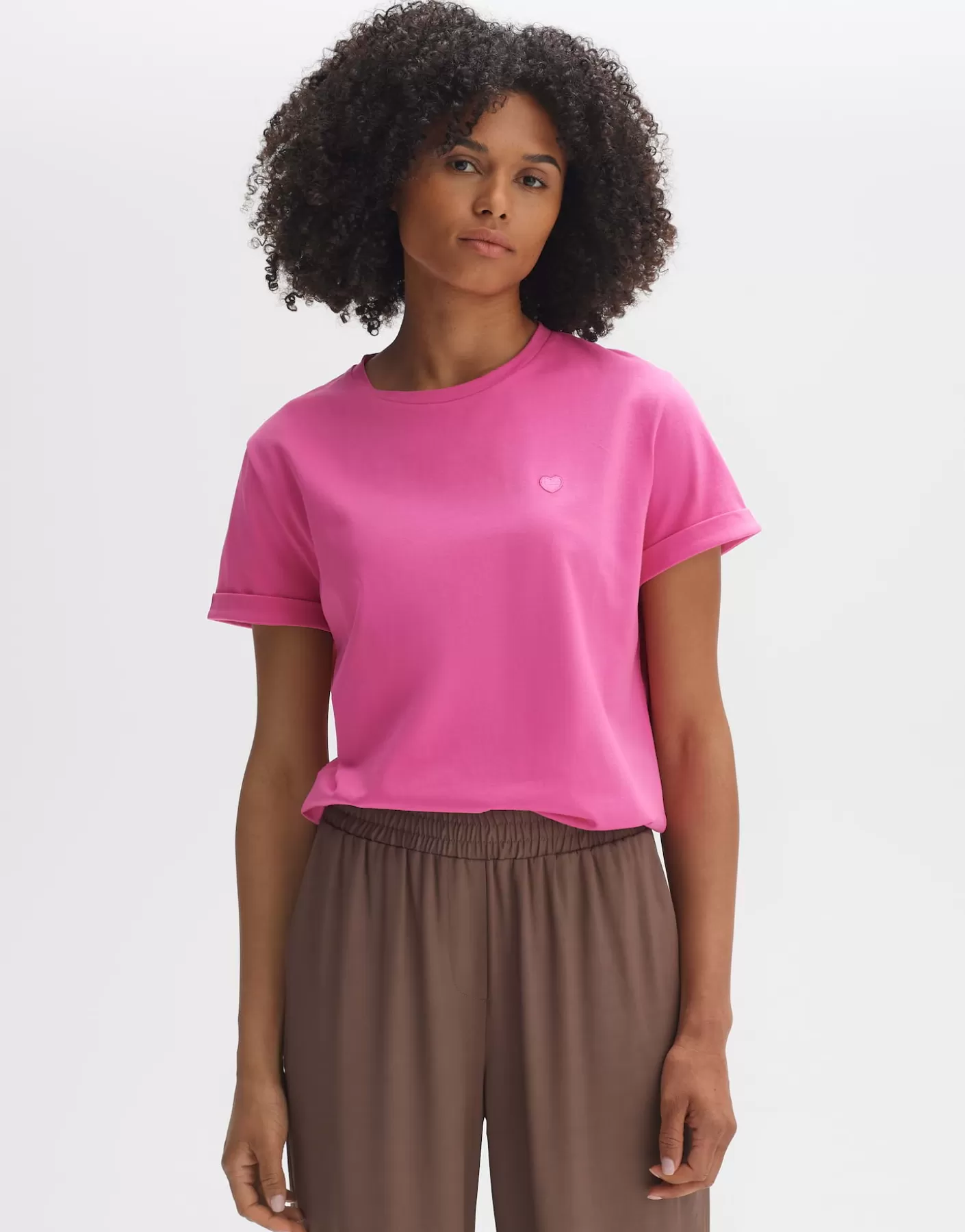 Basics | Chemises<OPUS Commander T-shirt Serz Rose En Ligne pink punch