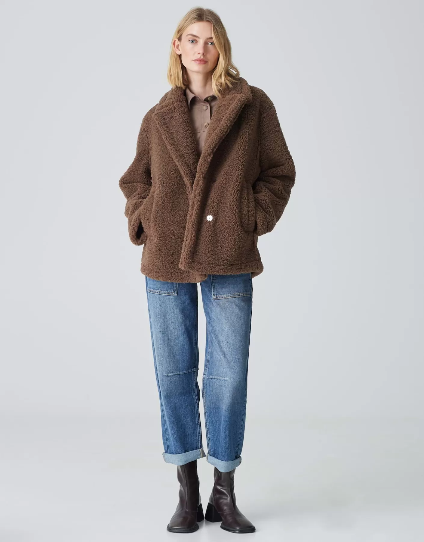 Vestes / Manteaux | Meilleures Ventes<OPUS Commander Veste D'hiver Heverly Marron En Ligne cocoa