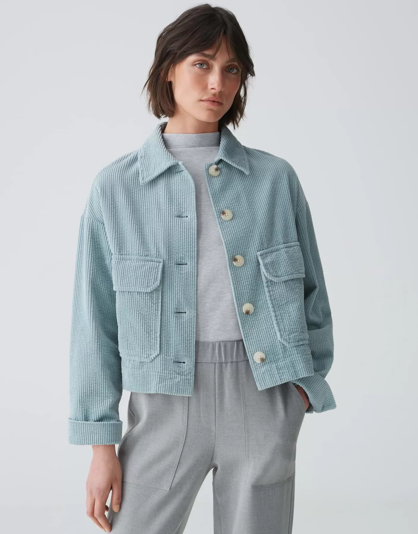Vestes / Manteaux | Blazer / Vestes<OPUS Commander Veste Hennja Bleu En Ligne glacier blue