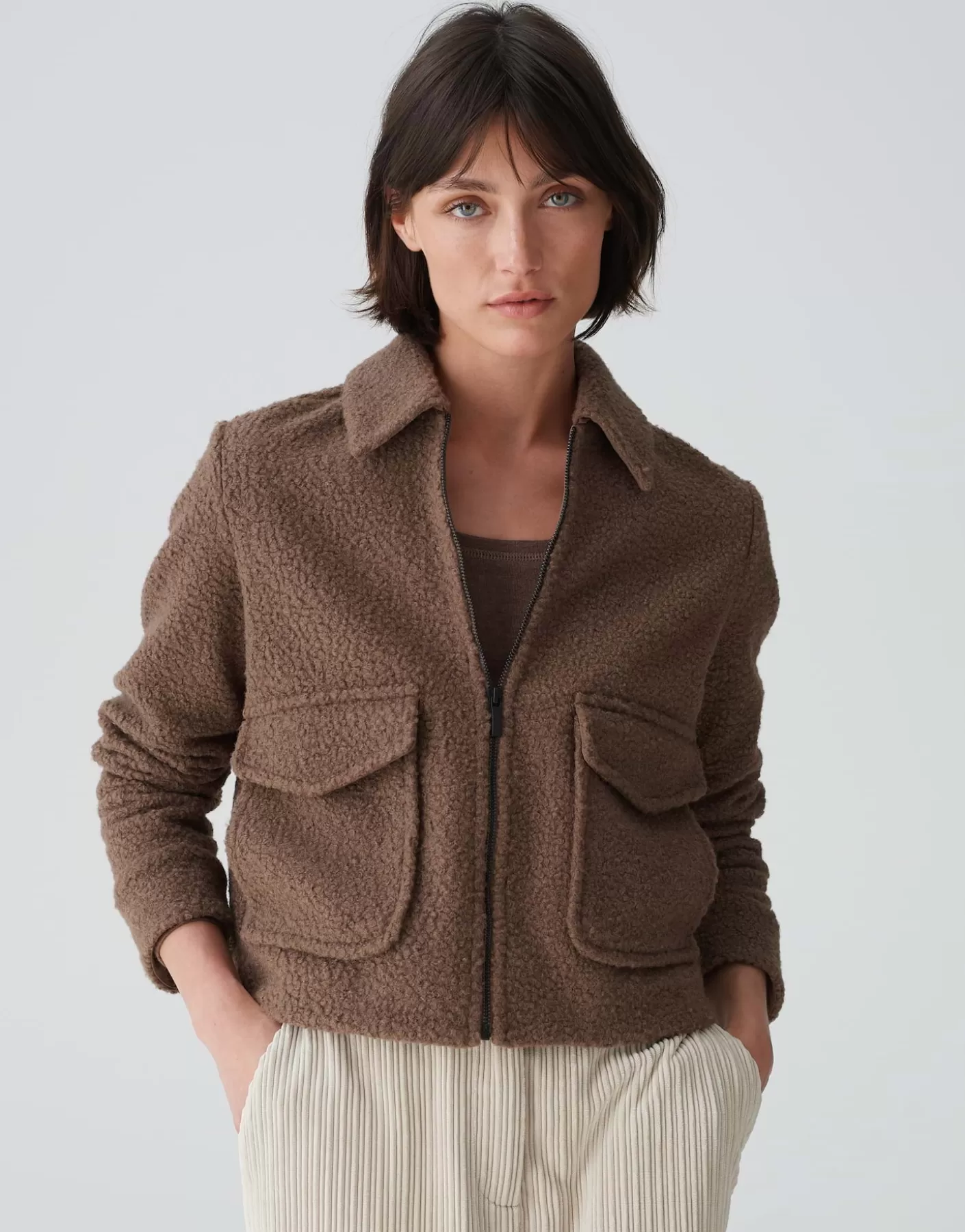 Vestes / Manteaux | Blazer / Vestes<OPUS Commander Veste Holma Marron En Ligne cocoa