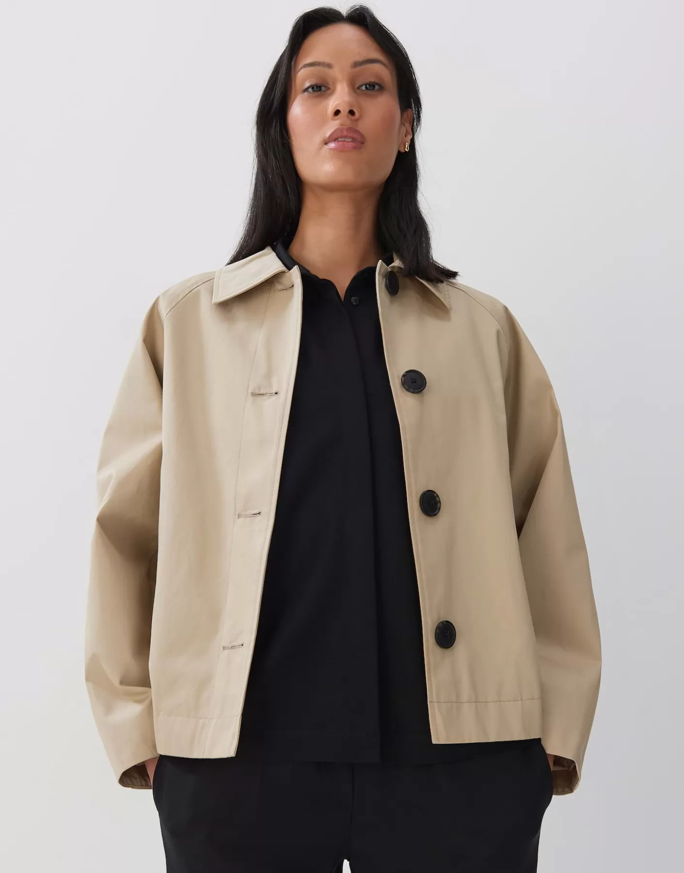 Vestes / Manteaux | Blazer / Vestes<OPUS Commander Veste Trench Vanami Beige En Ligne cashmere cream melange