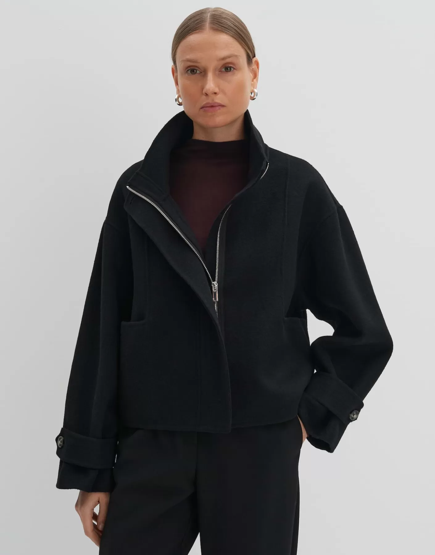 Vestes / Manteaux<OPUS Commander Veste Varah Detail Noir En Ligne black